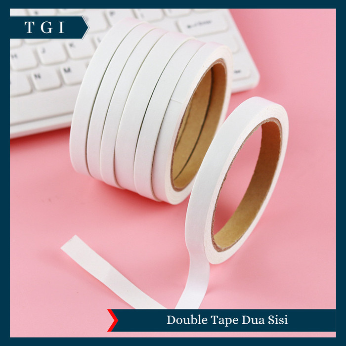 

TGI - DOUBLE TAPE SOLASI SELOTIP DUA SISI PEREKAT DUA SISI SERBAGUNA