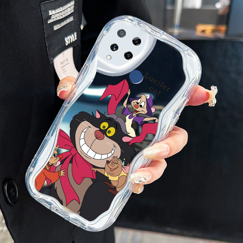 Casing Hp Untuk Realme C15 Case Casing Cermin HP Softcase silikon Cesing Kesing bergambar kucing men