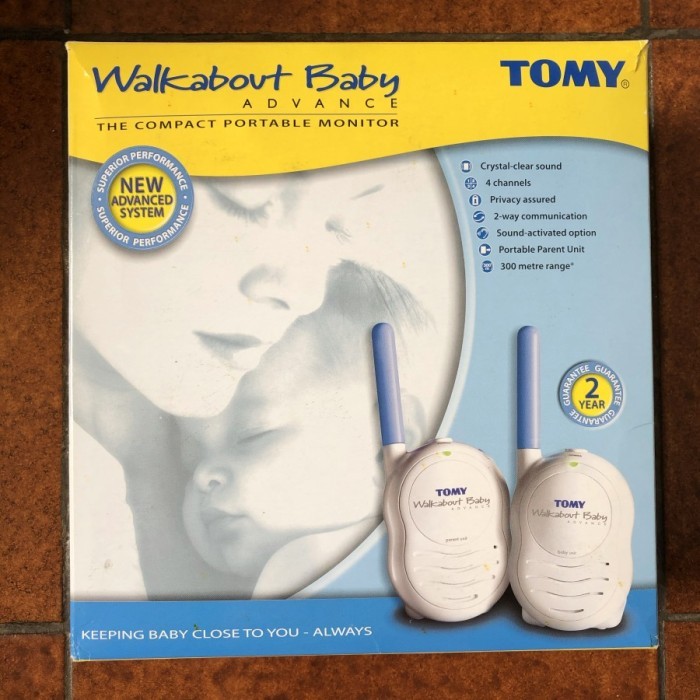 TERBARU TOMY WALKABOUT BABY MONITOR ADVANCED / WALKIE TALKIE BAYI