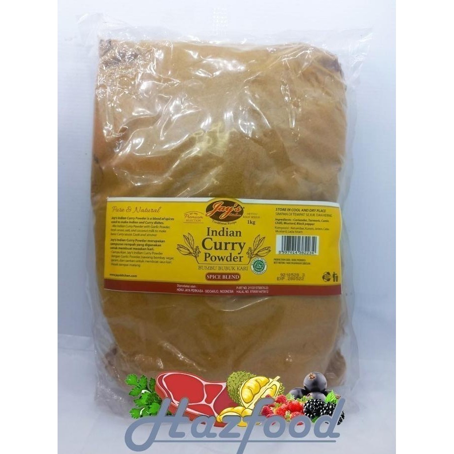 

Indian Curry Powder / Kari Bubuk India Jays 1 KG Halal Enak Praktis