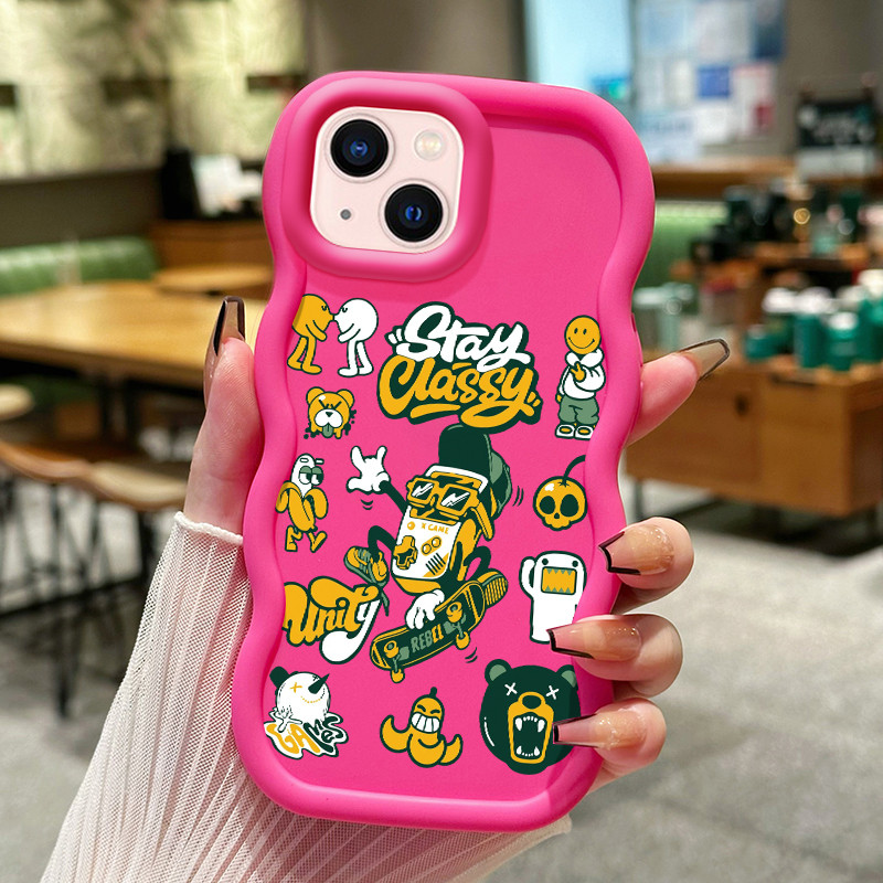 Casing Hp Untuk iPhone 13 13 Pro 13 Pro Max Case Casing HP Kesing tas Emoji penutup pelindung siliko