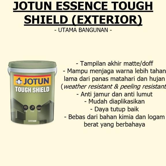 CAT TEMBOK EKSTERIOR JOTUN TOUGH SHIELD/ANTIFADE/EXTREME-PLATINUM/9911