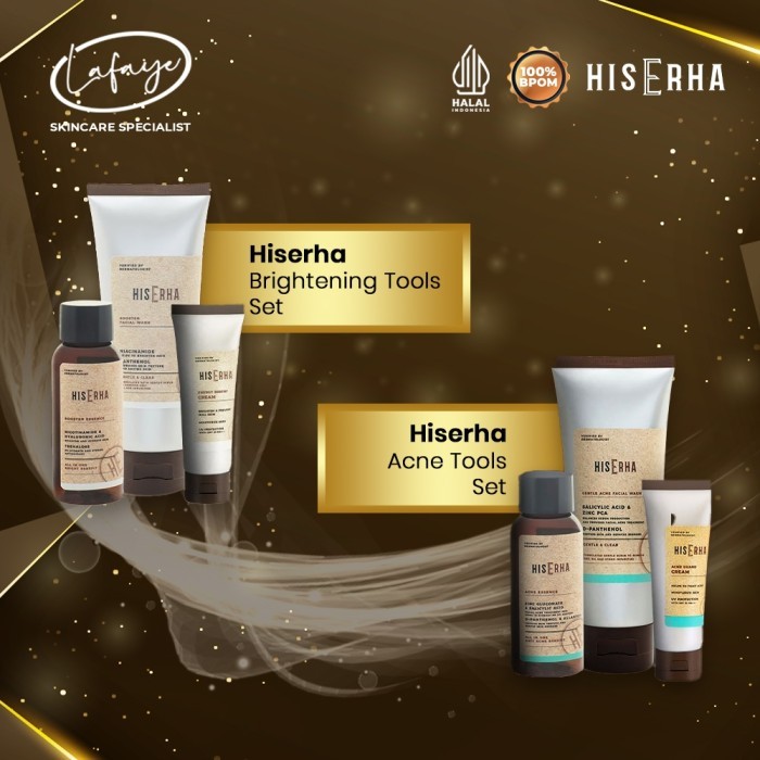 His Erha Skincare Pria Mantools Set - Rangkaian Untuk Kulit Berjerawat