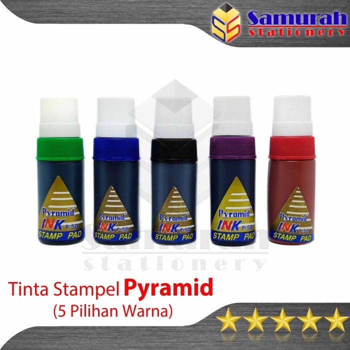 

Isi Ulang Tinta Bak Stampel Piramid / Refill Stamp Pad Ink Pyramid