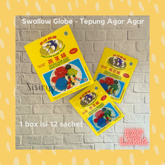 

Swallow Agar - Agar Plain / Swallow Rumput Laut / 7 GR