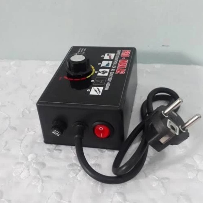 Dimmer max pengatur kecepatan mesin gerinda