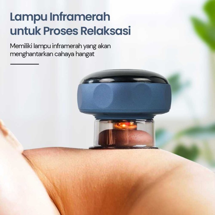 Alat Terapi Pijat Bekam Kop Angin Elektrik 6 Level