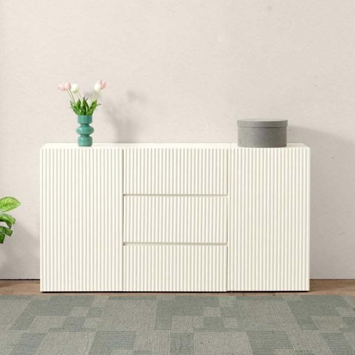 Ifurnholic Faye Sideboard | Lemari Kabinet Klasik Serbaguna Furniture Termurah 100 % Original