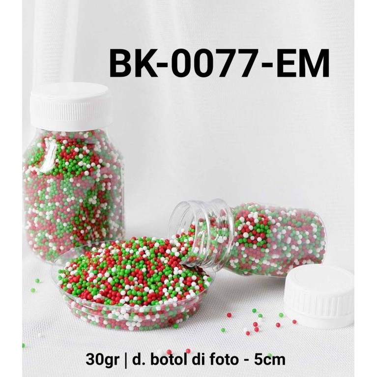 

hanya disini] BK-0077-EM Sprinkles sprinkle sprinkel 30 gram mutiara warna warni