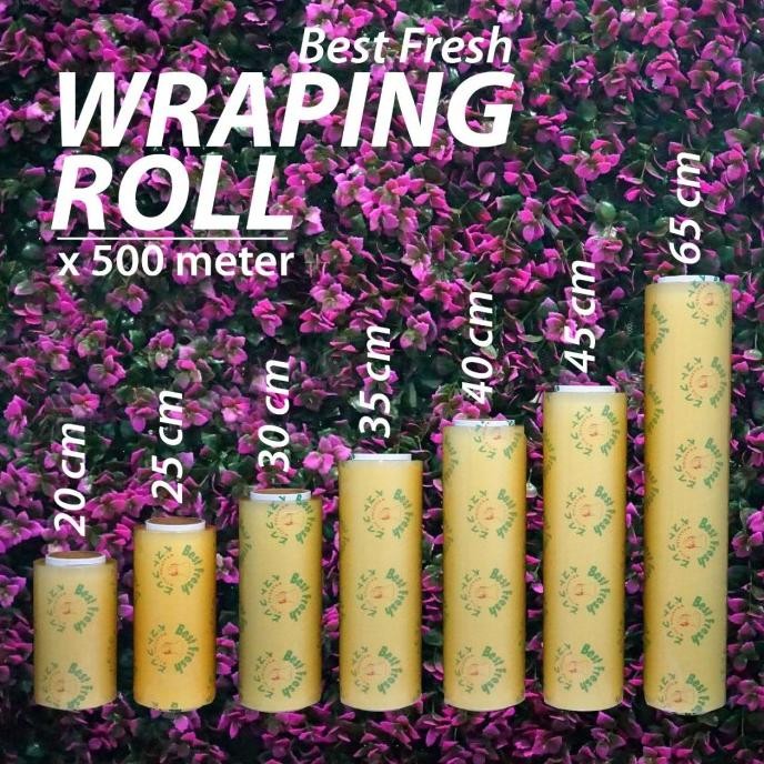 BEBAS ONGKIR - Plastik Wrap - Wrap Roll 45 cm x 500 m - Best Fresh