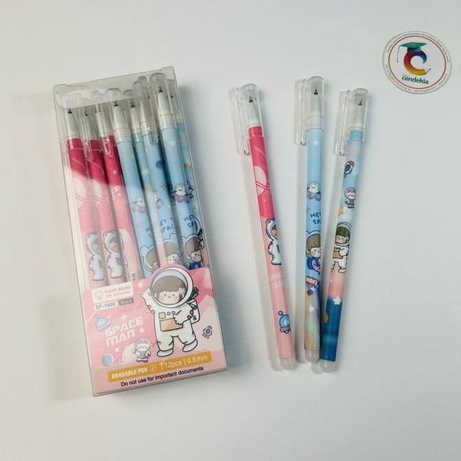 

Termantab] Pulpen SAFARI Bisa dihapus Hitam 0.5 mm Erasable Pen SF-1906