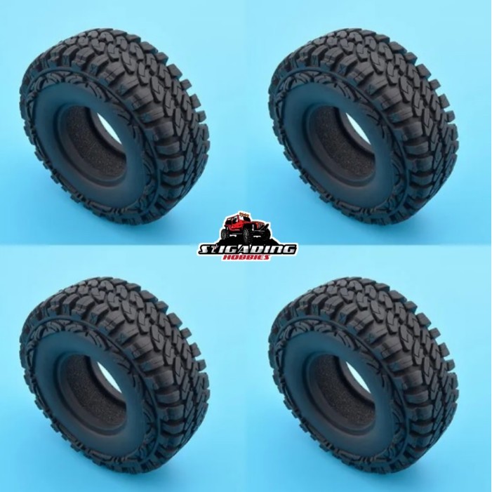 4 Pcs Ban RC Adventure Soft Compound 1.9 115mmx30mm 1/10
