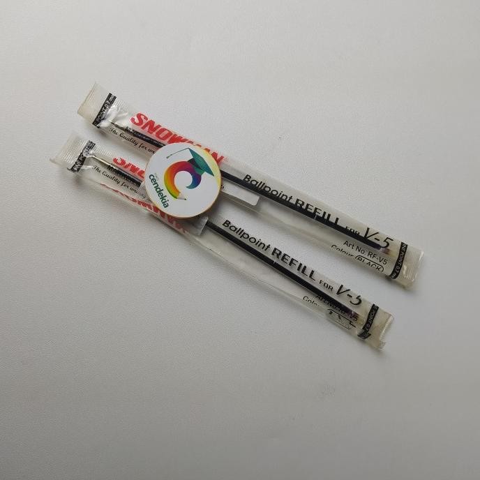 

^%^%^%^%] Isi Ulang Refill Pulpen SNOWMAN V5 - Hitam