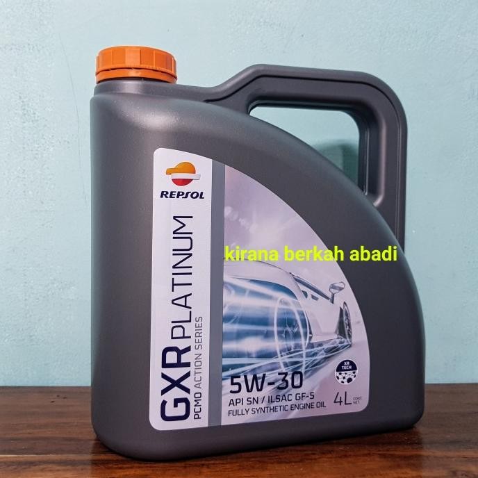 REPSOL 5W30 GXR PLATINUM KEMASAN 4 LITER