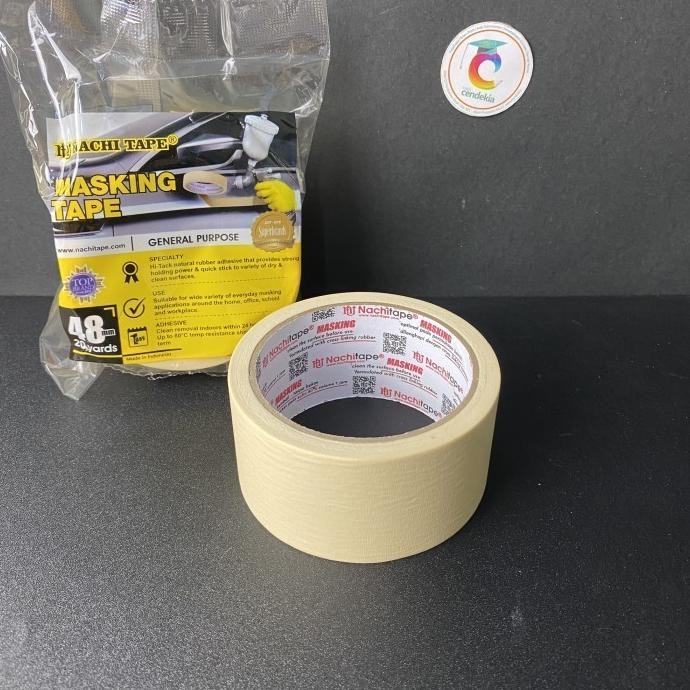 

&<&<&<&] Masking Tape / Isolasi Selotip Kertas NACHI 2 inch / 48mm x 20Y