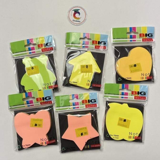 

Buruan serbu] Sticky Notes Bentuk Lucu BIG Besar SN-100 Warna Tumpuk