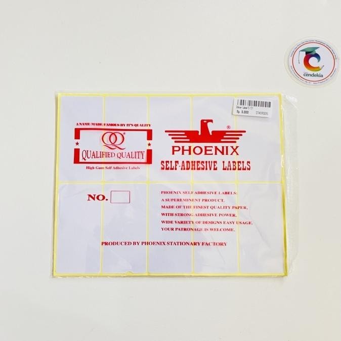 

cusss order] Stiker Label Adhesive No. 121 37x75 mm