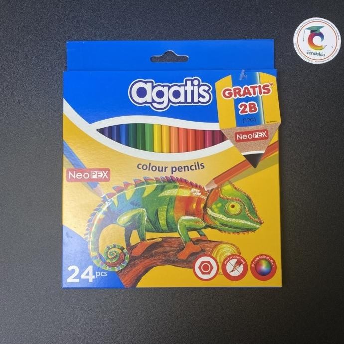 

:>:>:>:>] Pensil Warna AGATIS Neopex 24 warna panjang