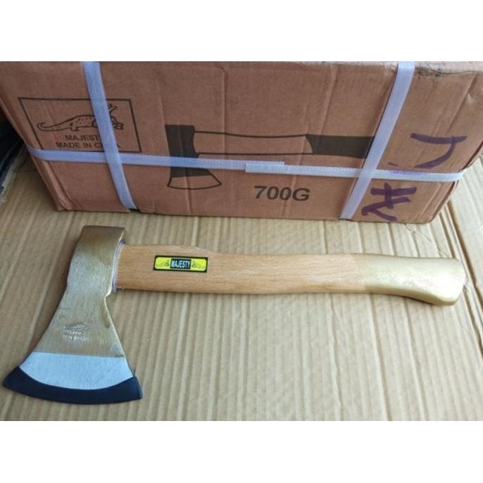 Promo Kampak/ Kapak TAJAM dan KUAT Gagang Kayu Pemotong Kayu Besar Majesty COD