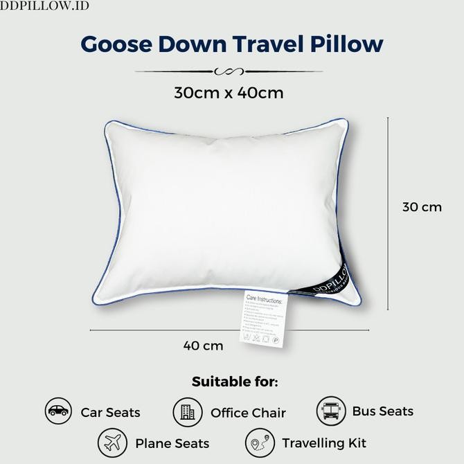 Sale Ddpillow Bantal Travel Bulu Angsa Asli | Travel Pillow | Lumbar Pillow
