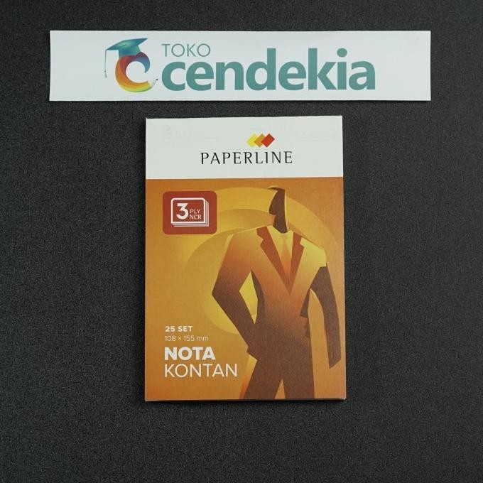 

=====] Buku Nota Kontan PAPERLINE 3 ply NCR Besar 160 x 210 mm 25 set