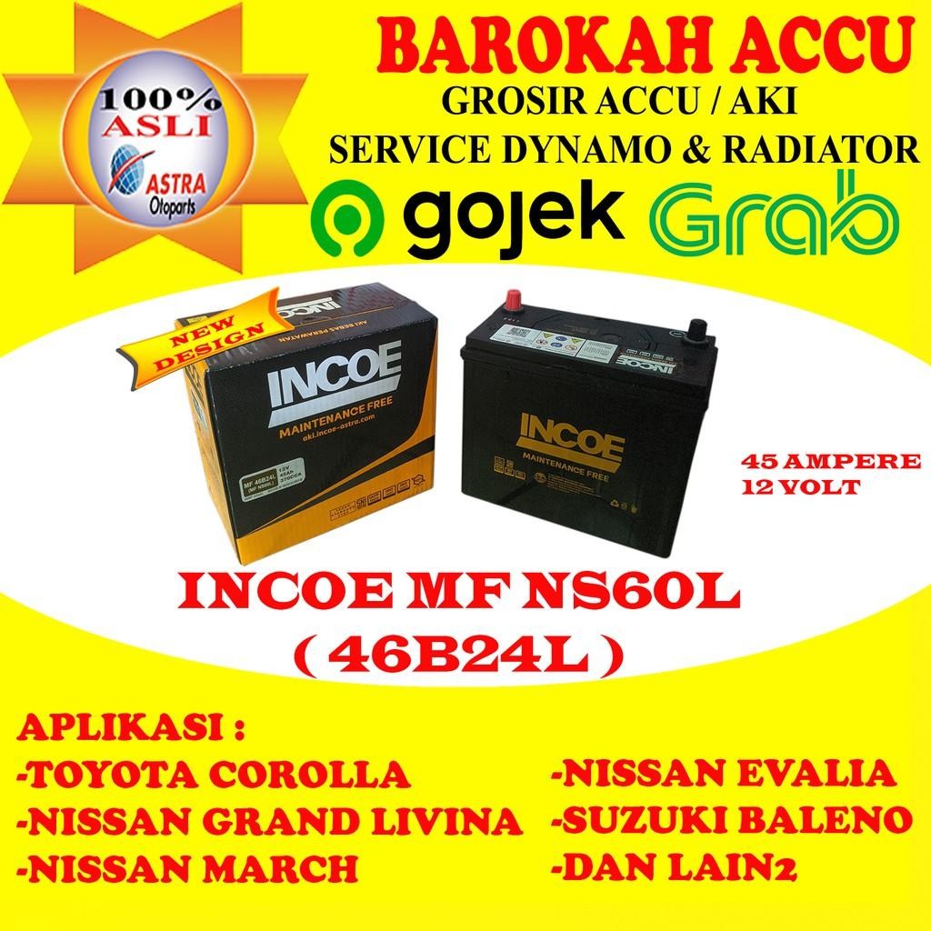 Aki Incoe Mf Ns60L / 46B24L Astra Otoparts