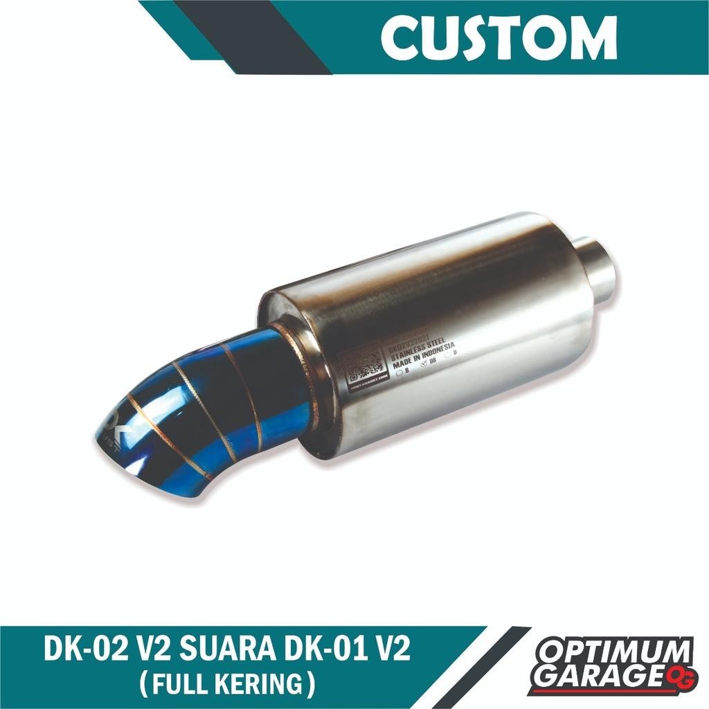 Knalpot Mobil Racing Mufler Ndk Exhaust Dk-02V2 Custom Suara Dk-01V2 Atau Dk-03V3