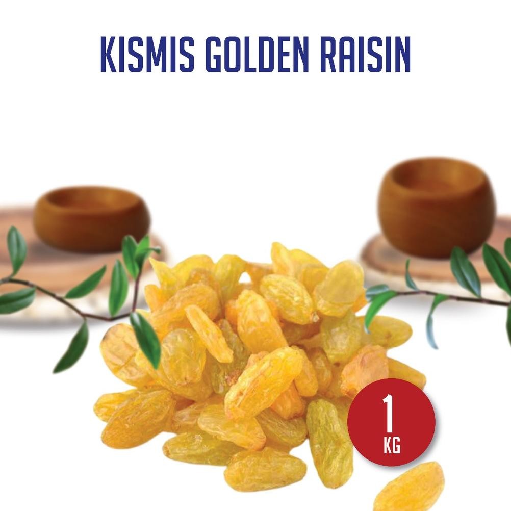 

Kismis Golden Raisin 1kg - Kismis Asam Manis - Kismis India