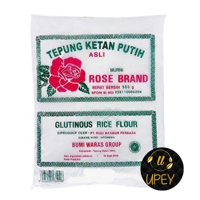 

PROMO! TEPUNG KETAN ROSE BRAND 1 DUS ISI 20 X 500 GRAM
