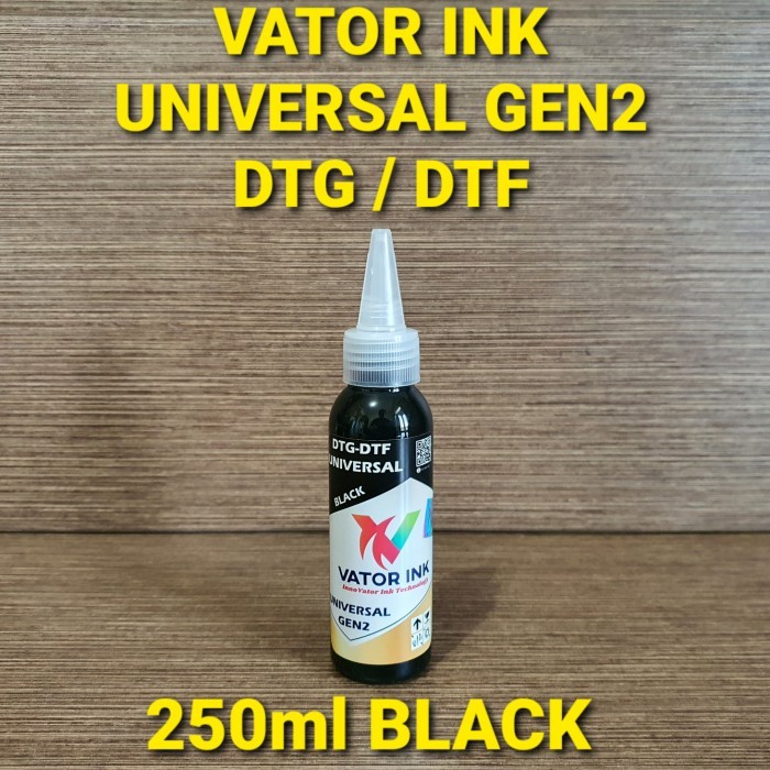 

TERBARU! VATOR UNIVERSAL GEN2 DTG DTF 250ml TINTA SABLON POWDER PET FILM DTF