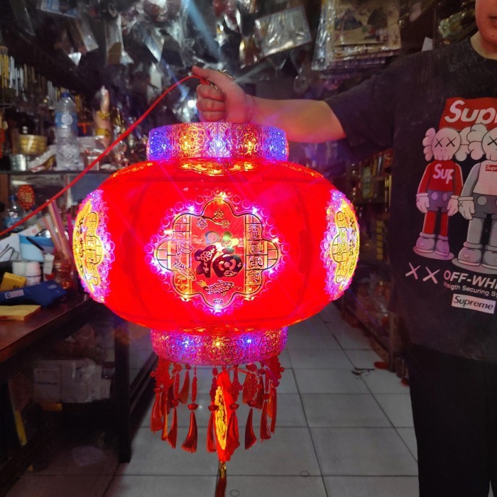 TERBARU Lampion Imlek Lampu Putar LED 01