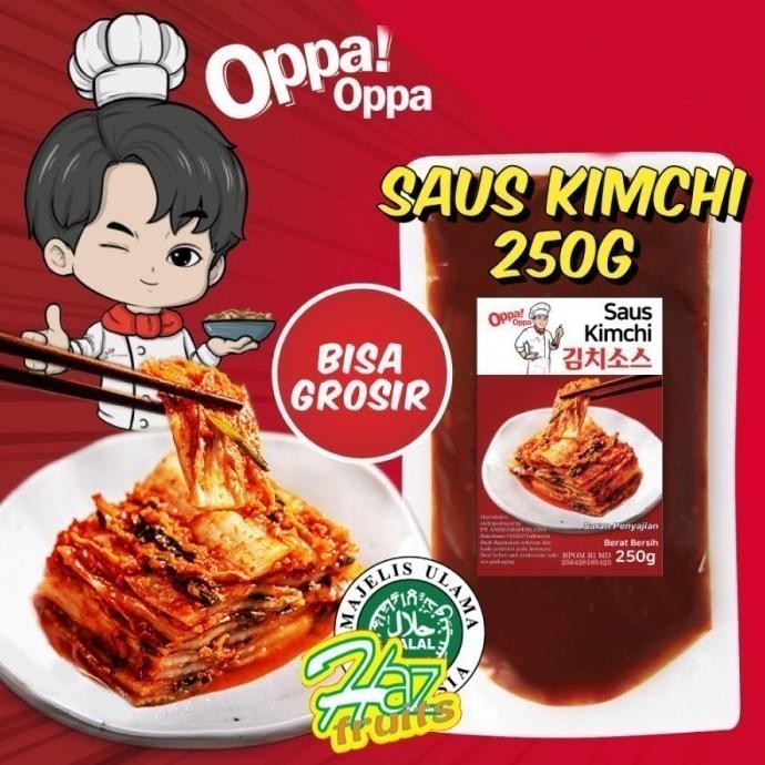 

Saus Instan Saus Kimchi Korea 250g / Sauce Kimchi Korea Saus Oppa!Oppa