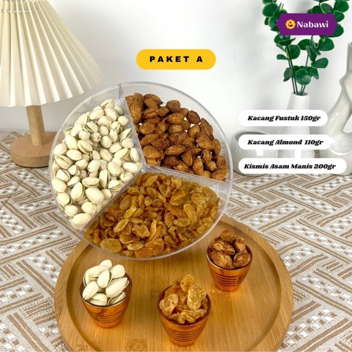 

Paket Hampers Makanan 3 Sekat Oleh Oleh Haji Dan Umroh Premium Makanan Khas Arab Kacang Arab