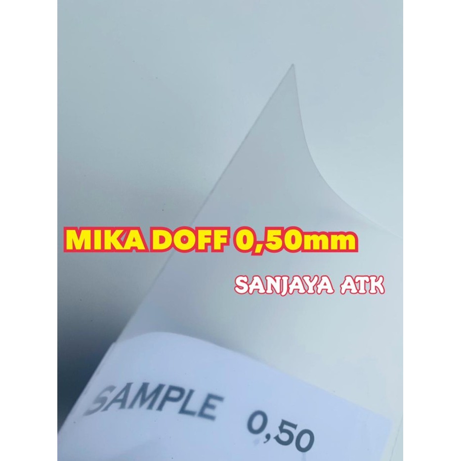 

Termurah!!! Cover Mika Jilid Doff Atau Emboss 0.50 A4 Isi 100 Lembar New