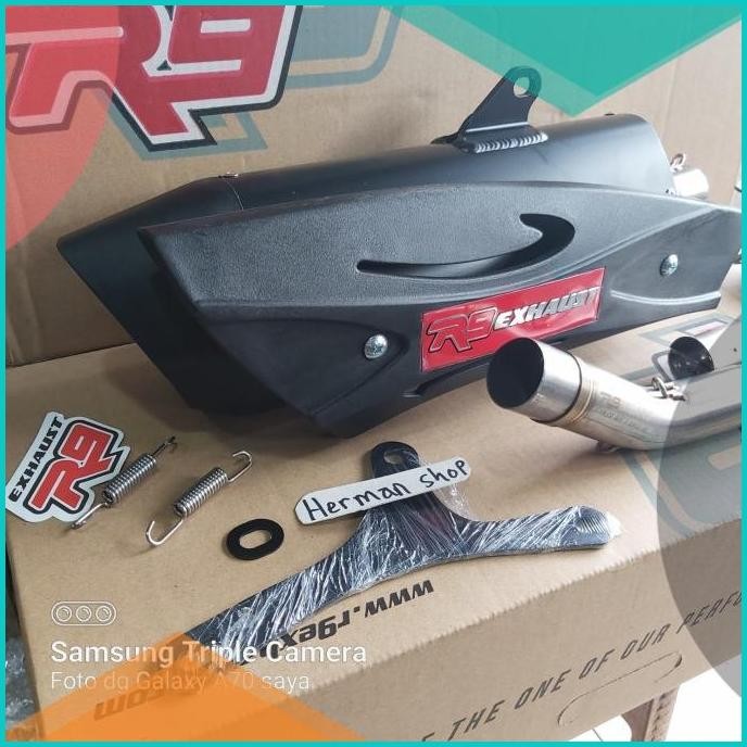 knalpot r9 genio / scoopy new / knalpot R9 beat street new 2020 misano