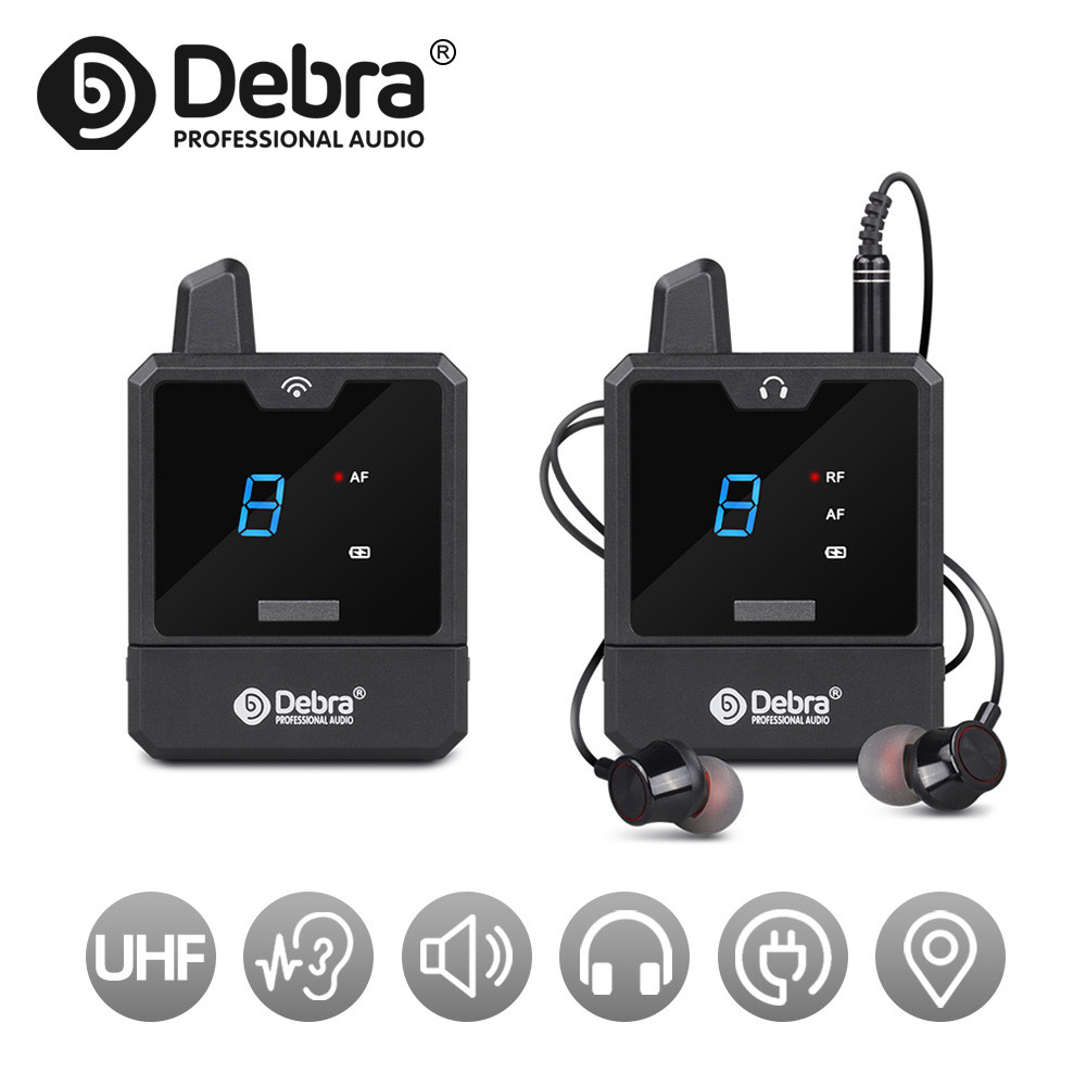 Portab UHF Wiress In-Ear Monitor System Professional