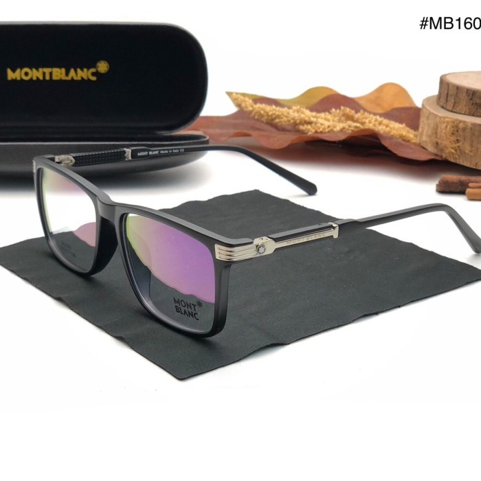 KACAMATA PRIA KODE (160/0195) FRAME MONT BLANC BISA MINUS DAN CYLINDER