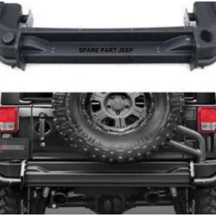 Bumper Belakang Aev Tanpa Tire Hanger Jeep Wrangler Rubicon Jk