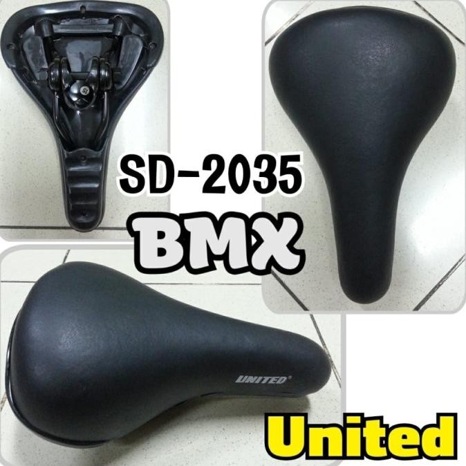 Sadel Sepeda BMX Jumper United 2035 hitam saddle Sepeda
