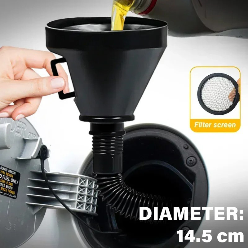 

ETRONIK ASONS Corong Oli Bensin Minyak Motor Mobil Wide Flexible Funnel - A38