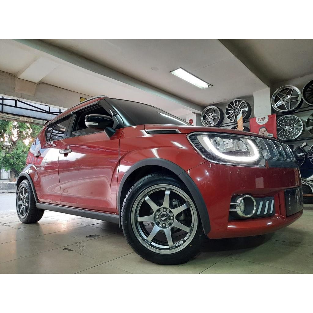 Velg Mobil Racing Ring 16 Hsr Gtr Sport R16 Untuk Ignis Yaris Vios Baleno Avega Mazda2 Mobilio Dll