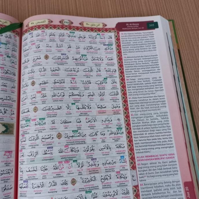 Alquran Asy-Syifa A4 Perkata Latin Tajwid Warna, Al Quran Asy Syifa Terlaris