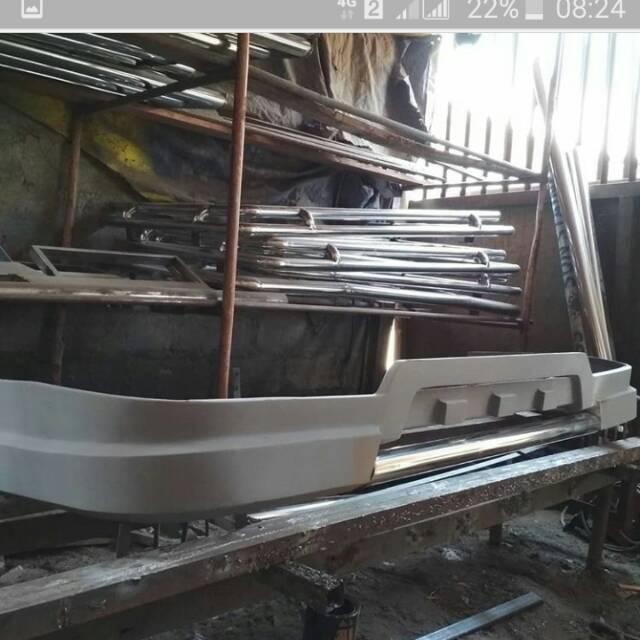 Spoiler Tambahan Sambungan Bemper Canter Giga Dutro Ragasa Plat