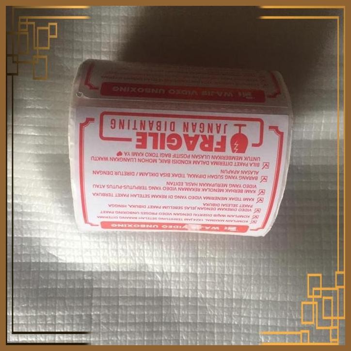 

[CTS] STICKER FRAGILE STIKER UNBOXING STIKER ROLL FRAGILE