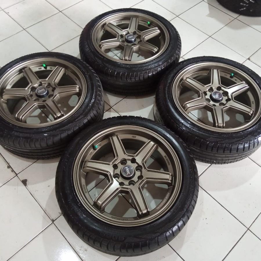 Velg Mobil Bekas Ring 16 Minas R16 Lebar 7 Lubang 4 Ban Phi 195 50 R16