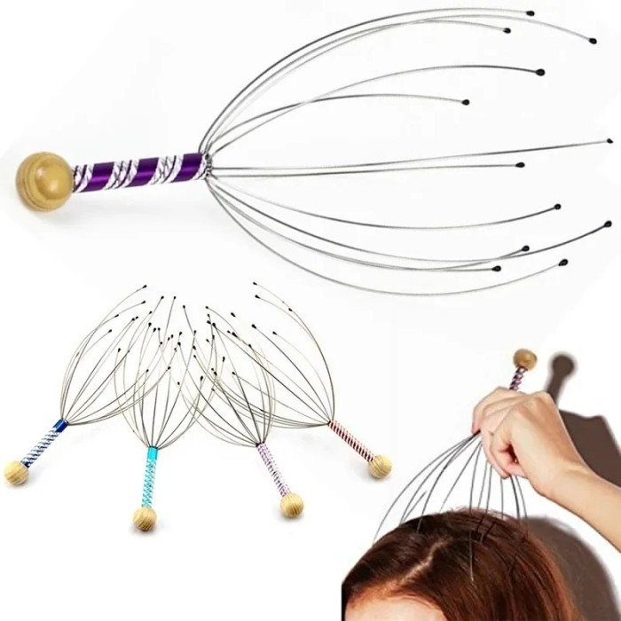 Octopus Head Massager Scalp Massager Relaxation Relief Body Massager