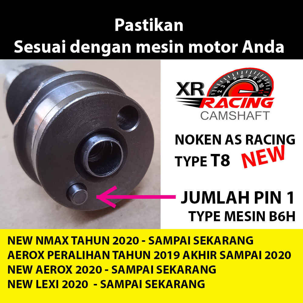 Noken as Racing New NMax N Max XR Racing Type T8 Noken as Racing New Aerox Noken as Racing New Lexi