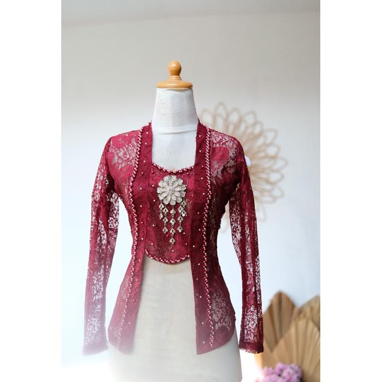 marin kebaya wisuda kutubaru modern/kebaya modern/kebaya wisuda kekinian/kebaya lamaran/kebaya/kebay