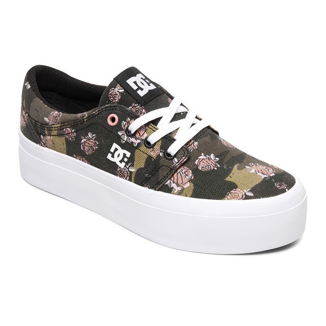 DC Shoes Vulcanized Shoe Trase Platform TX - Camo White