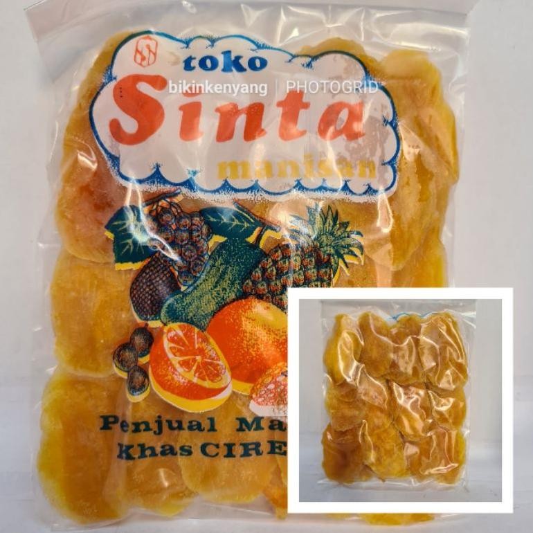 

Manisan Mangga Lebar No Gula "Sinta Manisan" Berat -250 Gram